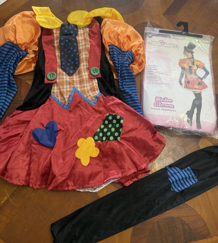 Abito costume hobo clown donna - abito,